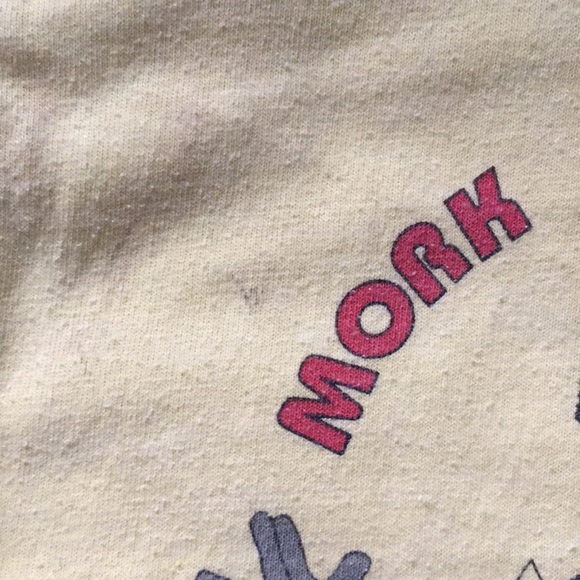 VERY RARE VINTAGE T-SHIRT “”MORK FROM ORK “” FROM 1978 - Picture 7 of 9